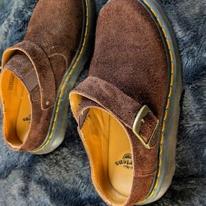 Dr Martens Brown Isham Mules